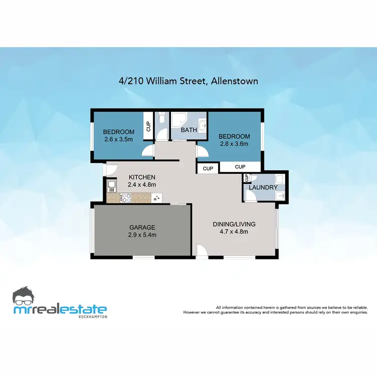 Floorplan of Homely house listing, 4/210 William Street, Allenstown QLD 4700