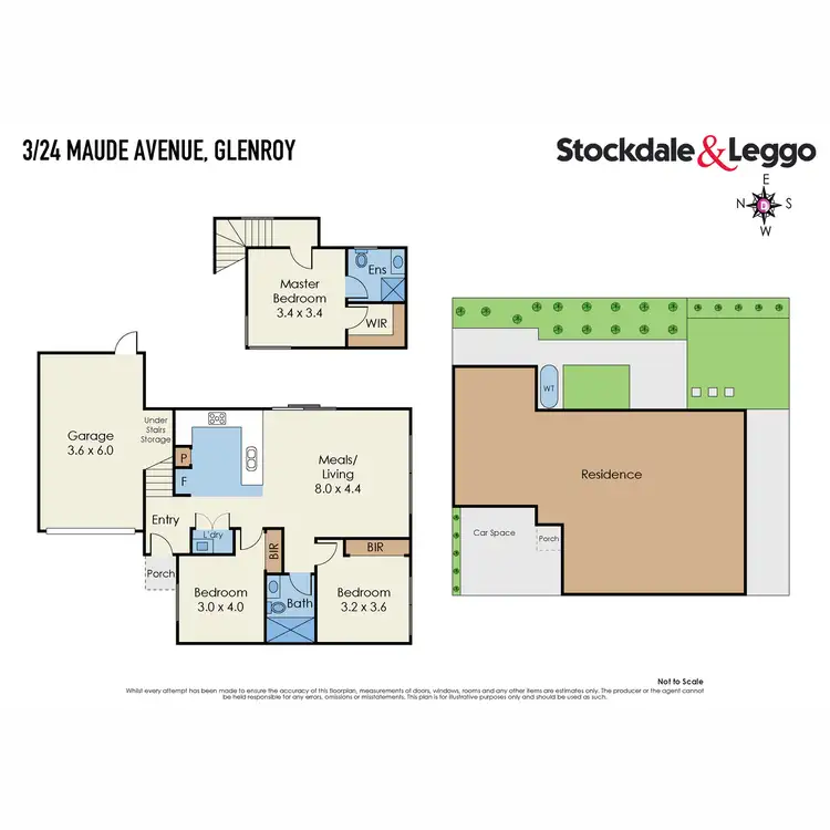 Floorplan of Homely townhouse listing, 3/24 Maude Avenue, Glenroy VIC 3046