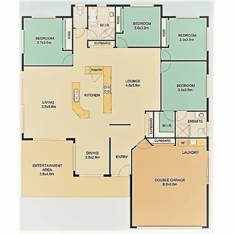 Floorplan of Homely house listing, 5 Eveline Street, Gracemere QLD 4702