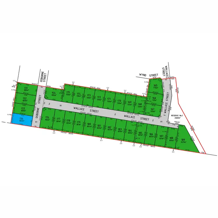 Floorplan of Homely land listing, LOT 134 Osborne Street, Sale VIC 3850
