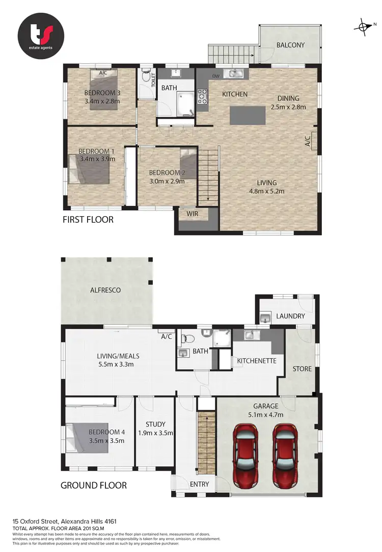 Floorplan of Homely house listing, 15 Oxford Street, Alexandra Hills QLD 4161