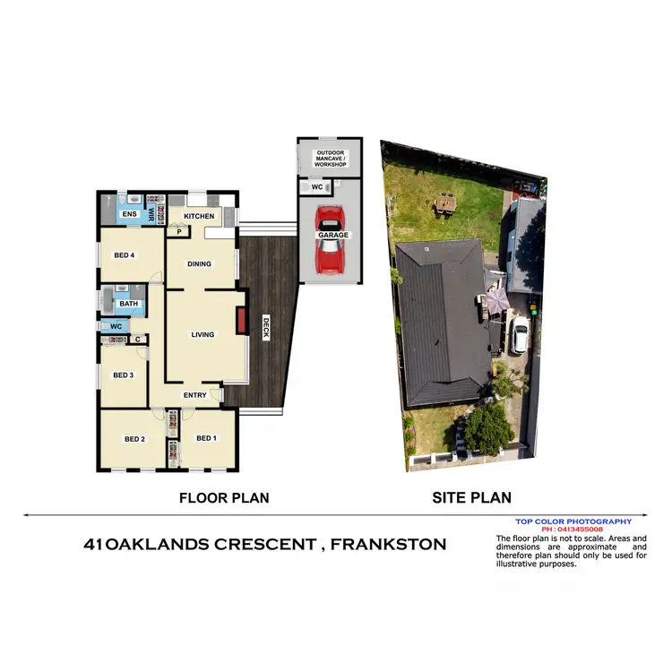 Floorplan of Homely house listing, 41 Oaklands Crescent, Frankston VIC 3199