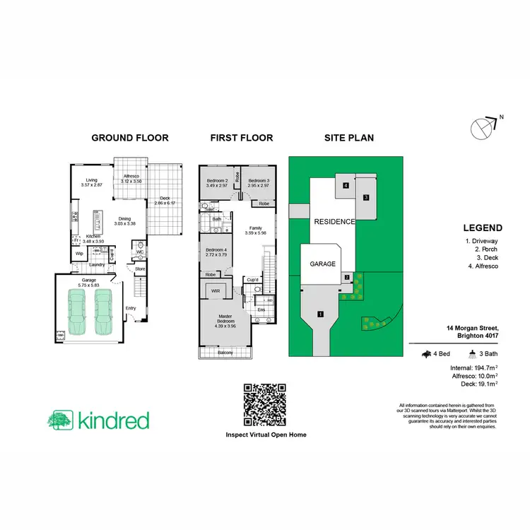 Floorplan of Homely house listing, 14 Morgan Street, Brighton QLD 4017