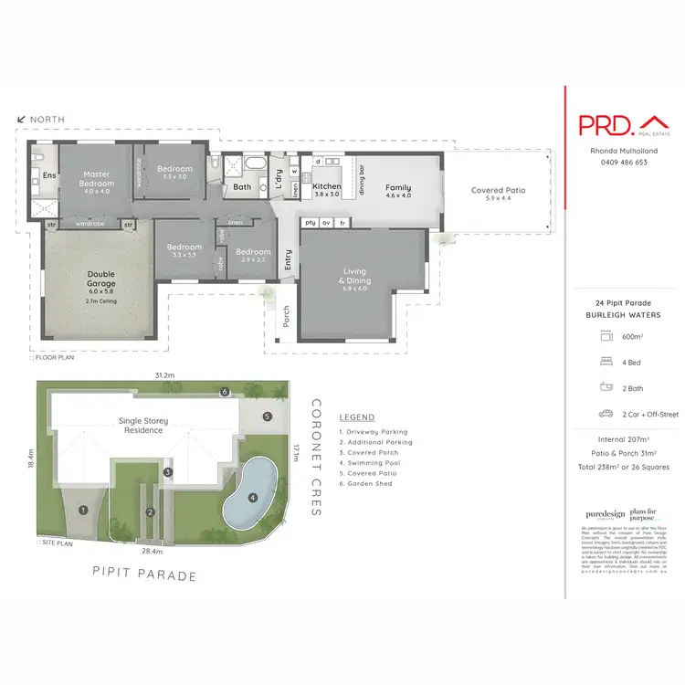 Floorplan of Homely house listing, 24 Pipit Parade, Burleigh Waters QLD 4220