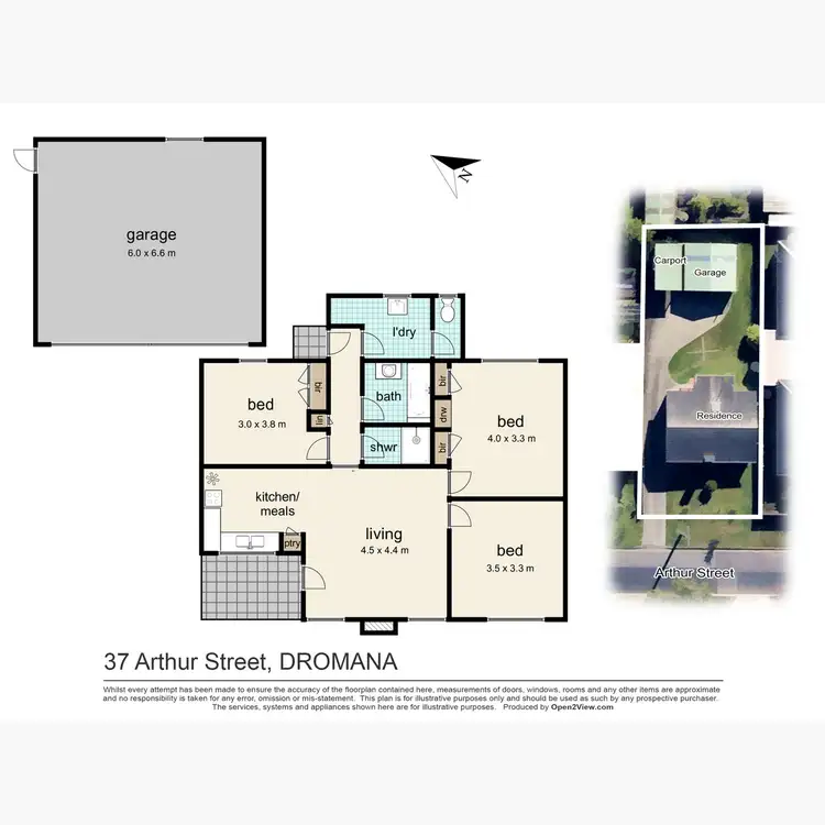 Floorplan of Homely house listing, 37 Arthur Street, Dromana VIC 3936