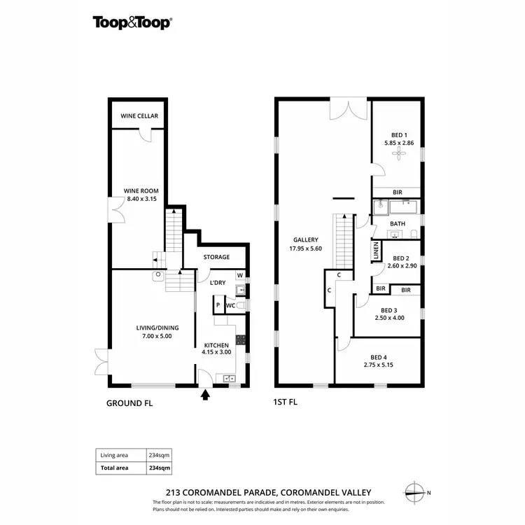 Floorplan of Homely house listing, 213 Coromandel Parade, Coromandel Valley SA 5051