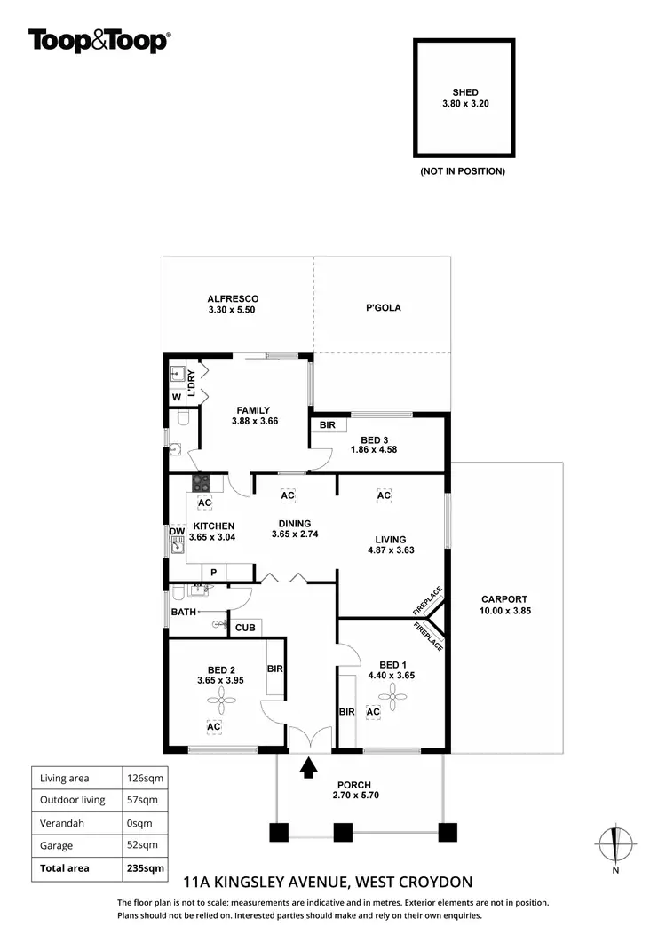 Floorplan of Homely house listing, 11A Kingsley Avenue, West Croydon SA 5008