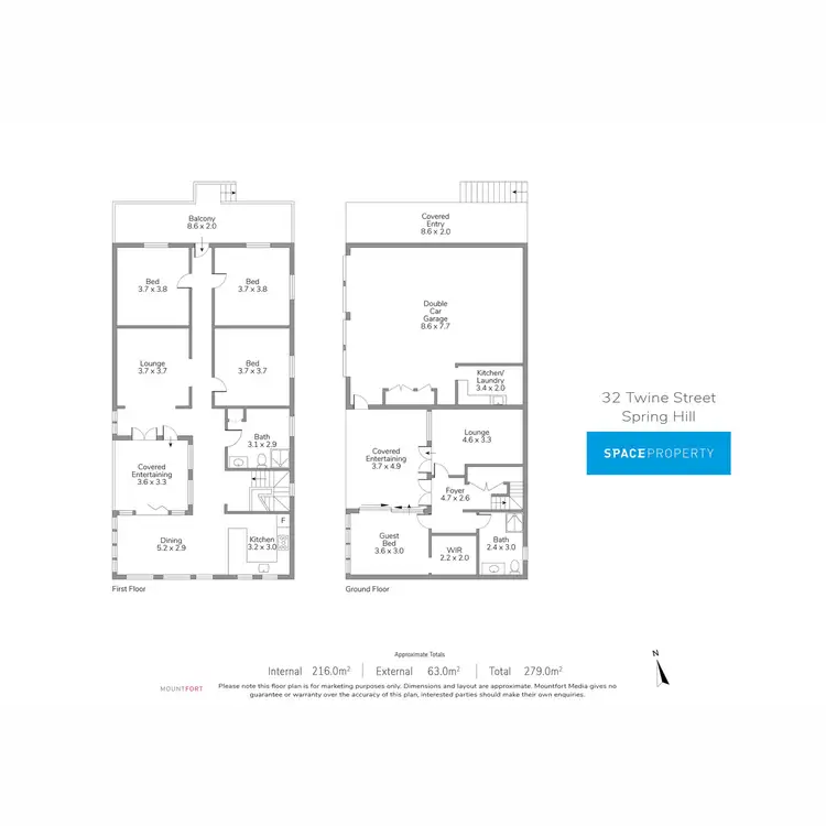 Floorplan of Homely house listing, 32 Twine Street, Spring Hill QLD 4000