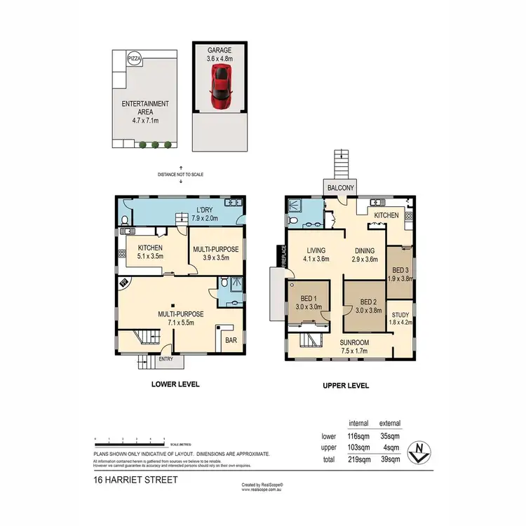 Floorplan of Homely house listing, 16 Harriet Street, West End QLD 4101