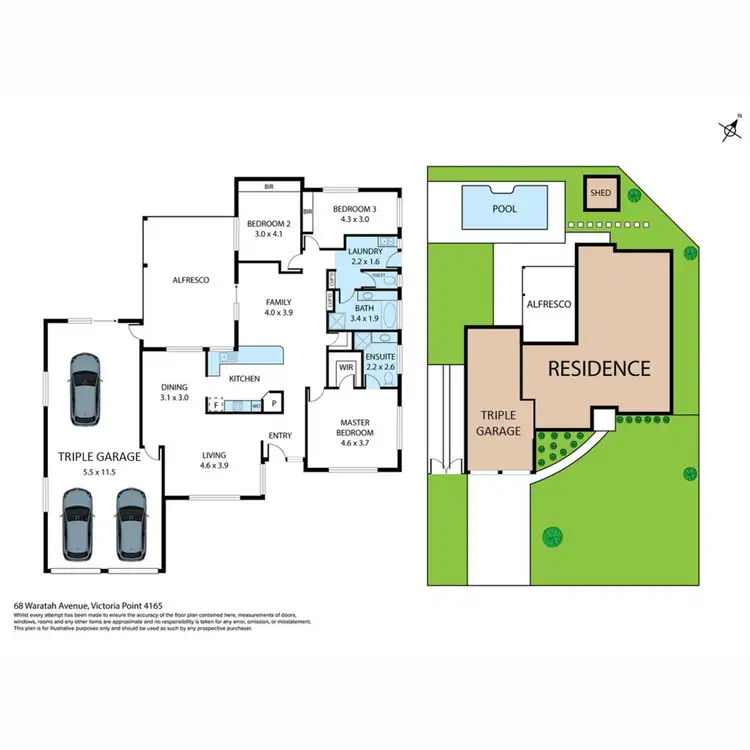 Floorplan of Homely house listing, 68 Waratah Avenue, Victoria Point QLD 4165