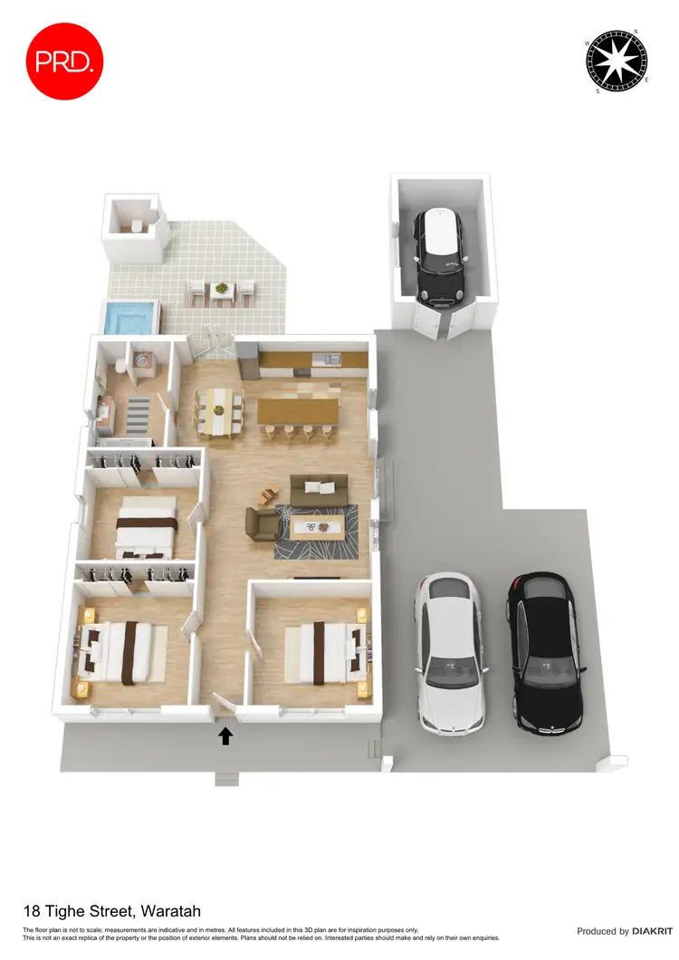 Floorplan of Homely house listing, 18 Tighe Street, Waratah NSW 2298