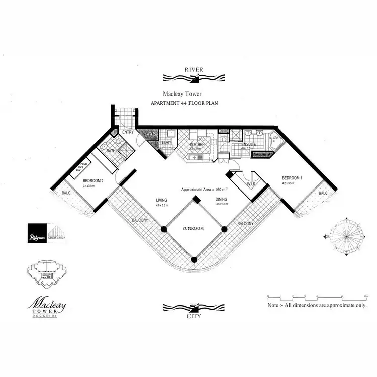 Floorplan of Homely apartment listing, 59/8 Goodwin Street, Kangaroo Point QLD 4169