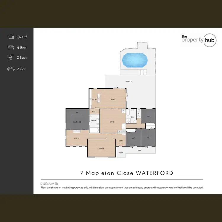 Floorplan of Homely house listing, 7 Mapleton Close, Waterford QLD 4133