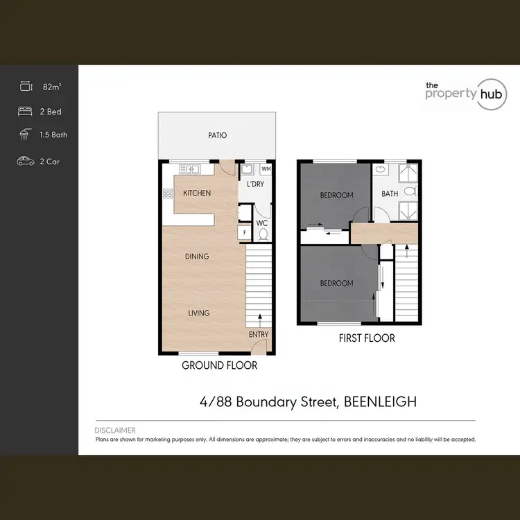 Floorplan of Homely townhouse listing, 4/88-90 Boundary Street, Beenleigh QLD 4207