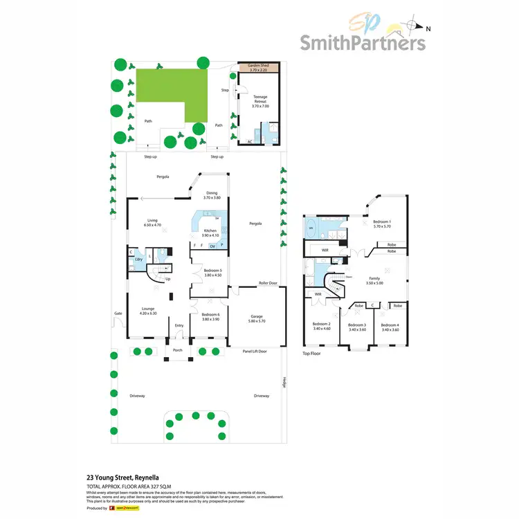 Floorplan of Homely house listing, 23 Young Street, Reynella SA 5161