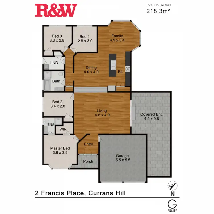Floorplan of Homely house listing, 2 Francis Place, Currans Hill NSW 2567