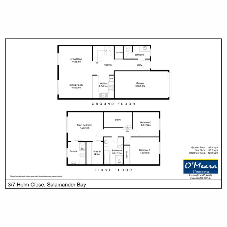 Floorplan of Homely townhouse listing, 3/7 Helm Close, Salamander Bay NSW 2317
