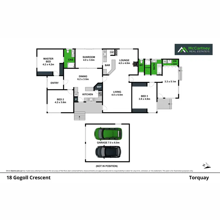 Floorplan of Homely house listing, 18 Gogoll Crescent, Torquay VIC 3228