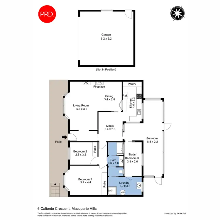 Floorplan of Homely house listing, 6 Caliente Crescent, Macquarie Hills NSW 2285