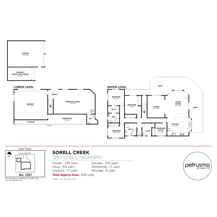Floorplan of Homely house listing, 1257 Lyell Highway, Sorell Creek TAS 7140