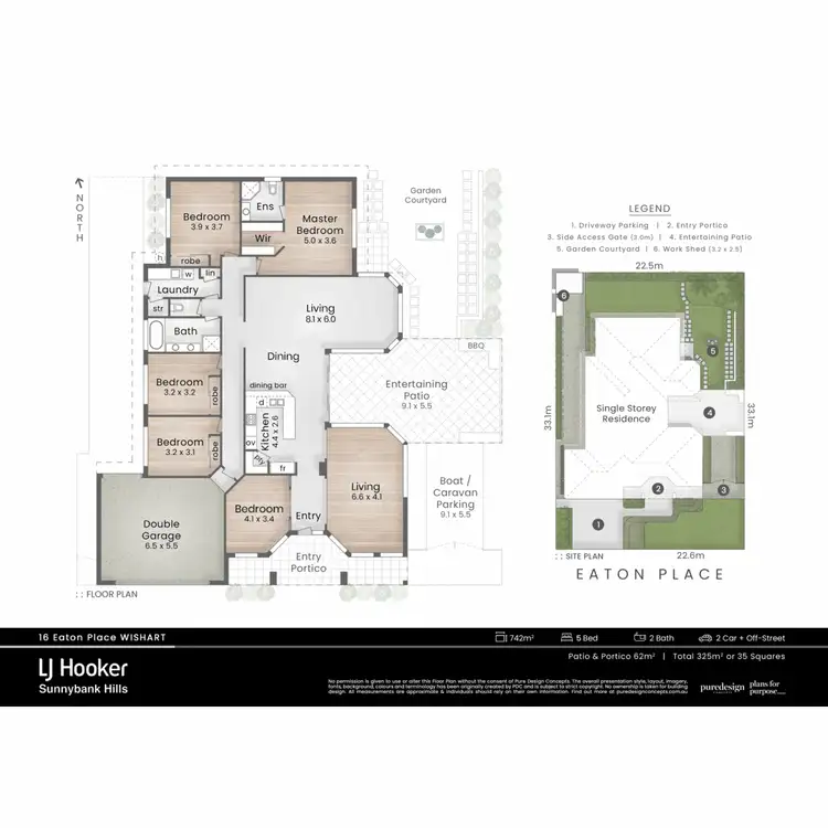 Floorplan of Homely house listing, 16 Eaton Place, Wishart QLD 4122