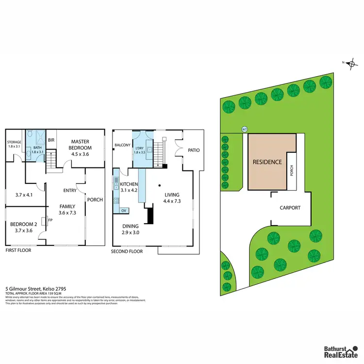 Floorplan of Homely house listing, 5 Gilmour Street, Kelso NSW 2795