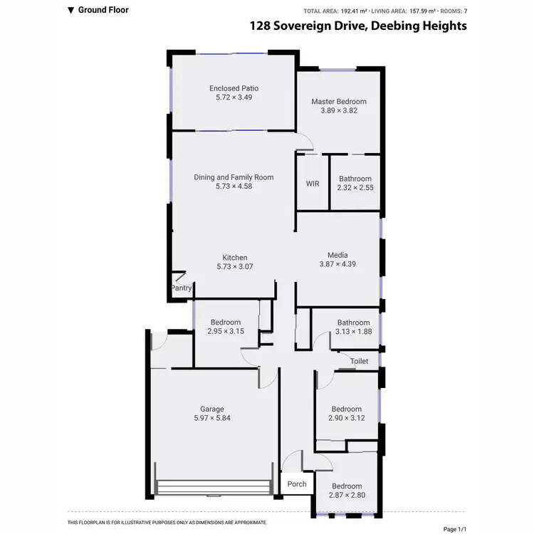 Floorplan of Homely house listing, 128 Sovereign Drive, Deebing Heights QLD 4306