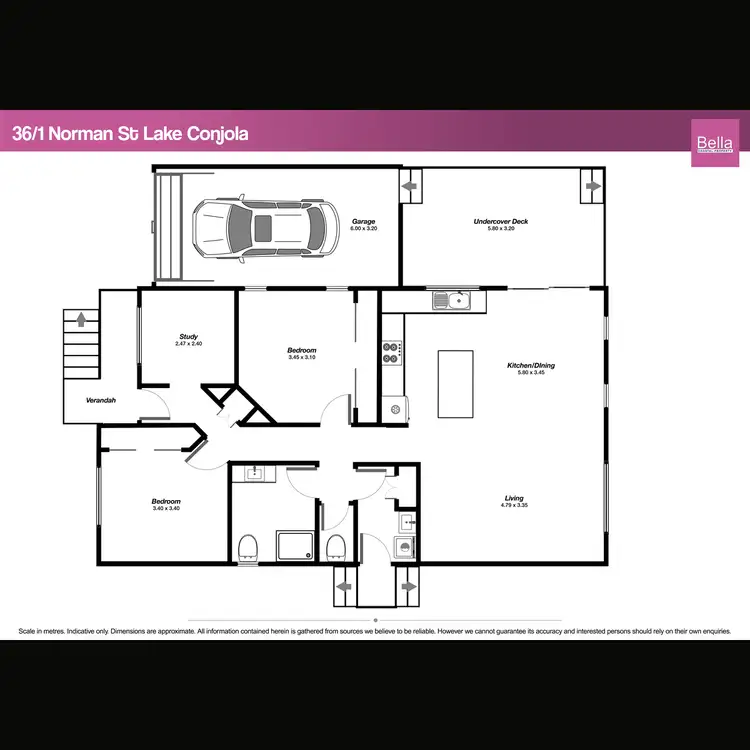 Floorplan of Homely villa listing, 36/1 Norman Street, Lake Conjola NSW 2539