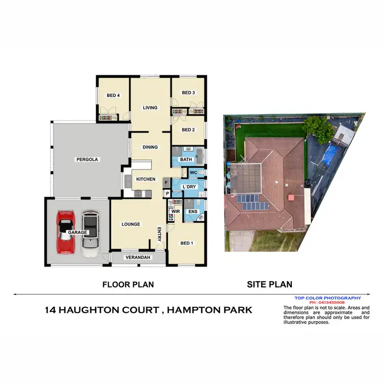Floorplan of Homely house listing, 14 Haughton Court, Hampton Park VIC 3976