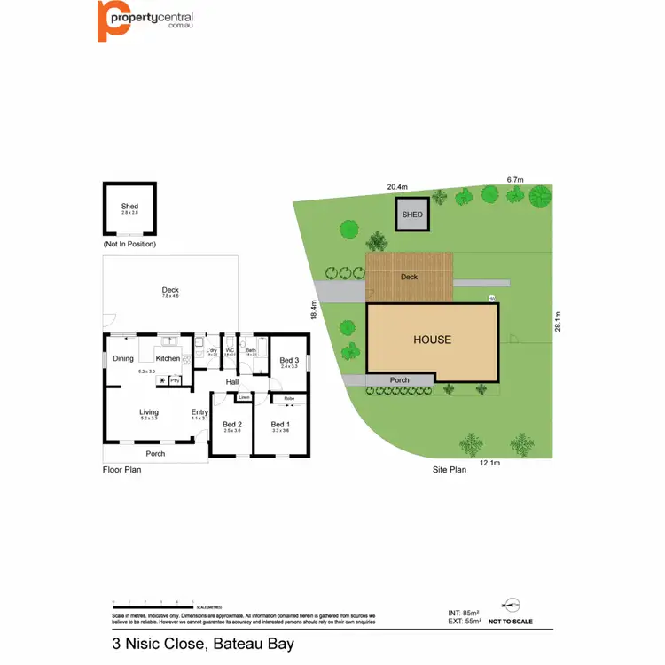 Floorplan of Homely house listing, 3 Nisic Close, Bateau Bay NSW 2261