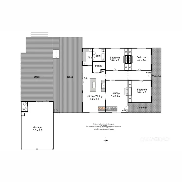 Floorplan of Homely house listing, 110 Emmett Street, Smithton TAS 7330