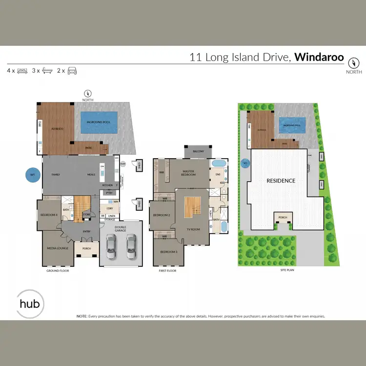 Floorplan of Homely house listing, 11 Long Island Drive, Windaroo QLD 4207
