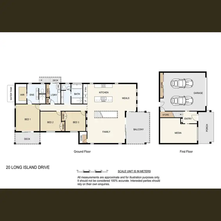 Floorplan of Homely house listing, 20 Long Island  Drive, Windaroo QLD 4207