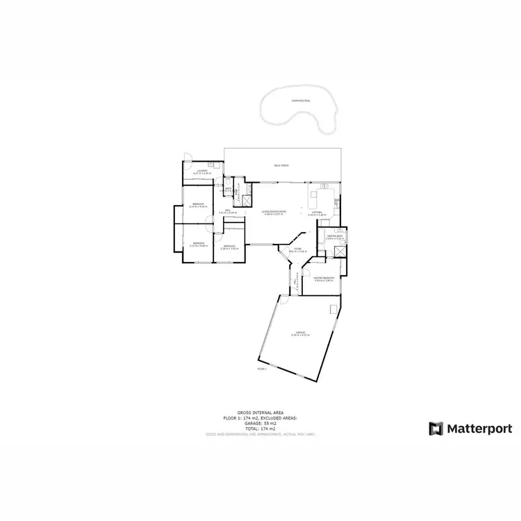 Floorplan of Homely house listing, 9 Andy Kemp Place, Bargara QLD 4670