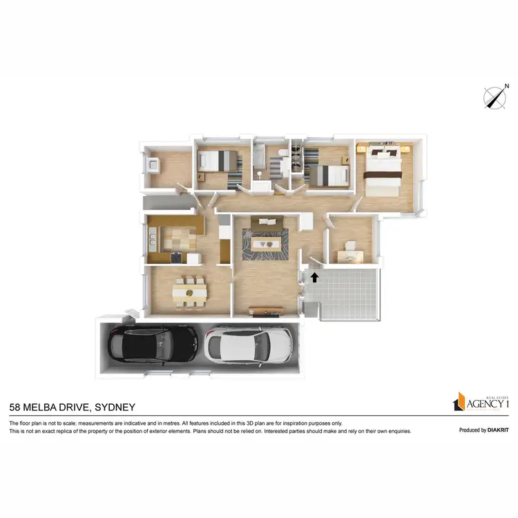 Floorplan of Homely house listing, 58 Melba Drive, East Ryde NSW 2113