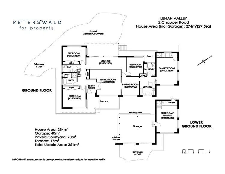 Floorplan of Homely house listing, 2 Chaucer Road, Lenah Valley TAS 7008