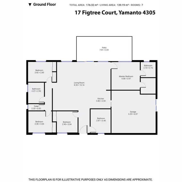 Floorplan of Homely house listing, 17 Figtree Court, Yamanto QLD 4305