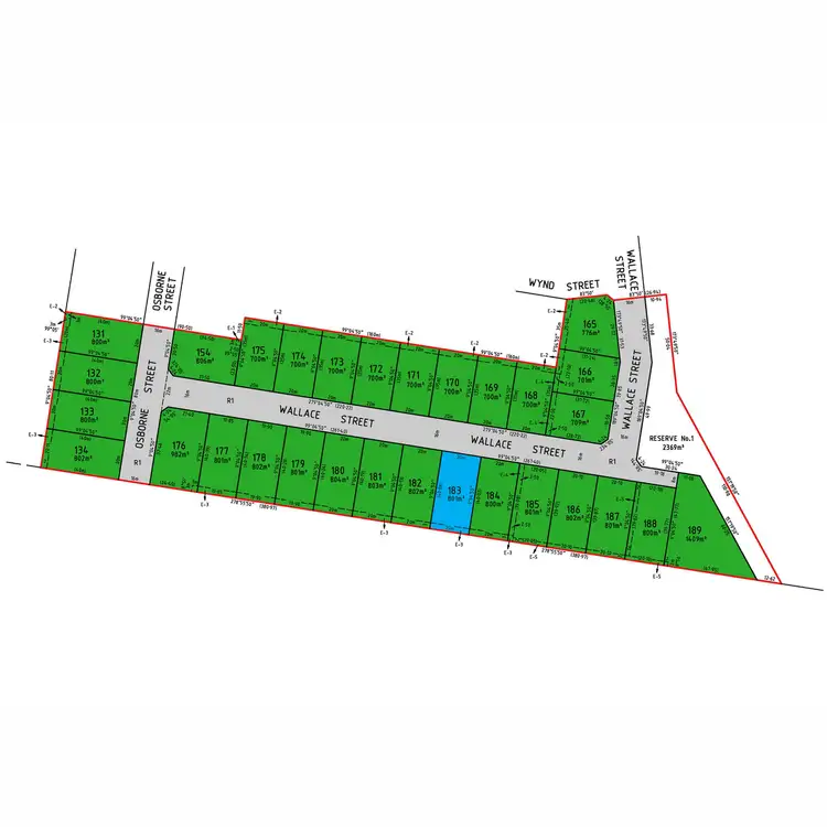 Floorplan of Homely land listing, LOT 183 Wallace Street, Sale VIC 3850
