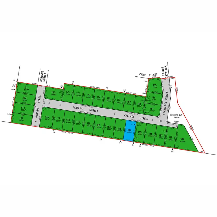 Floorplan of Homely land listing, LOT 184 Wallace Street, Sale VIC 3850