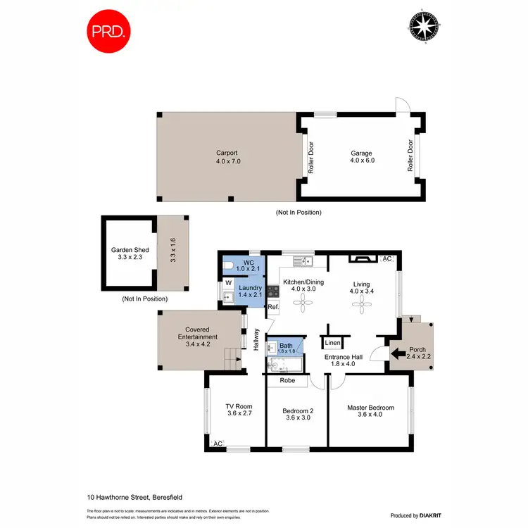 Floorplan of Homely house listing, 10 Hawthorne Street, Beresfield NSW 2322