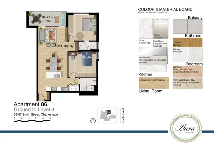 Floorplan of Homely apartment listing, 106/55-57 Smith Street, Charlestown NSW 2290