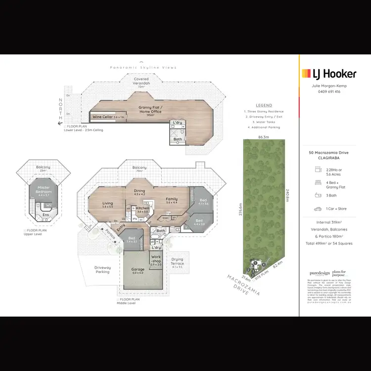 Floorplan of Homely rural property listing, 50 Macrozamia Drive, Clagiraba QLD 4211