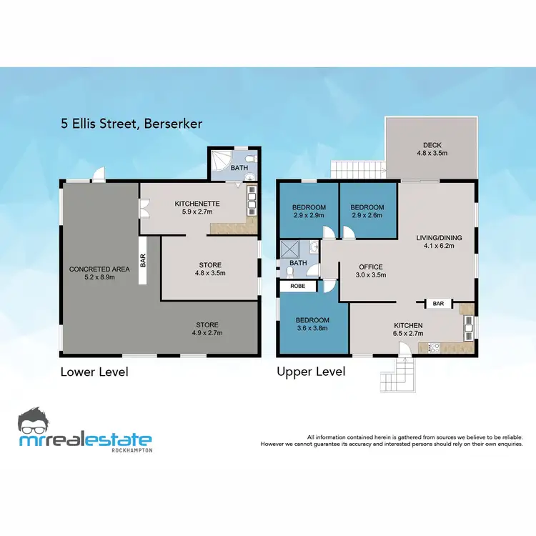 Floorplan of Homely house listing, 5 Ellis Street, Berserker QLD 4701