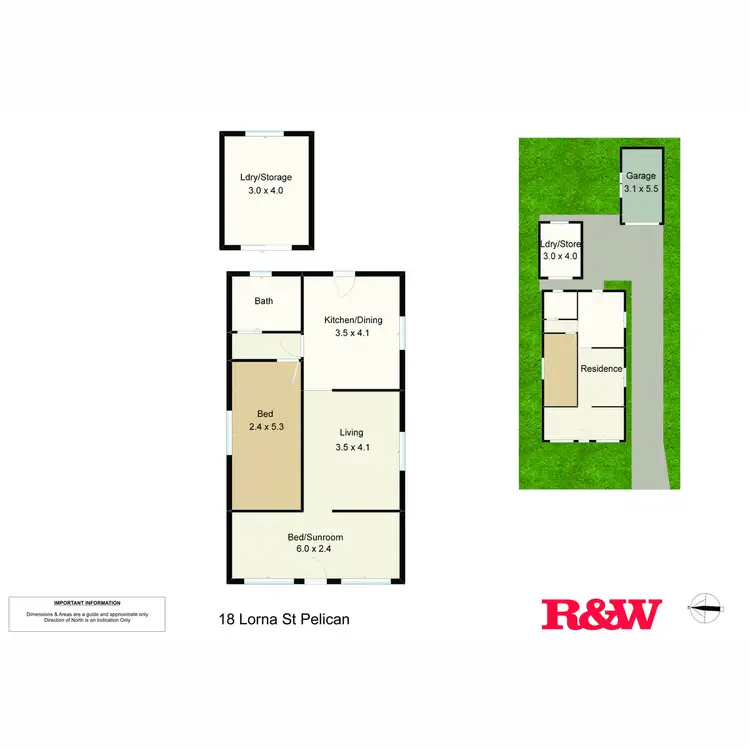 Floorplan of Homely house listing, 18 Lorna Street, Pelican NSW 2281