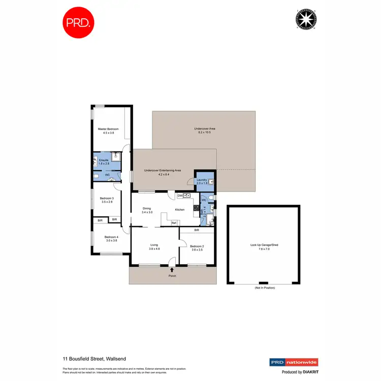 Floorplan of Homely house listing, 11 Bousfield Street, Wallsend NSW 2287
