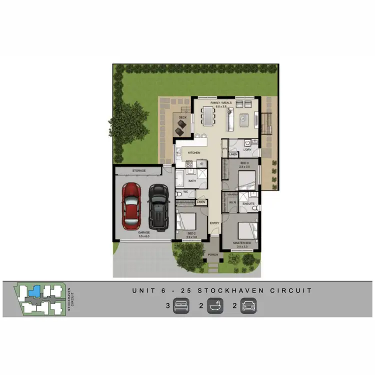 Floorplan of Homely unit listing, 6/79A Cranhaven Road, Langwarrin VIC 3910