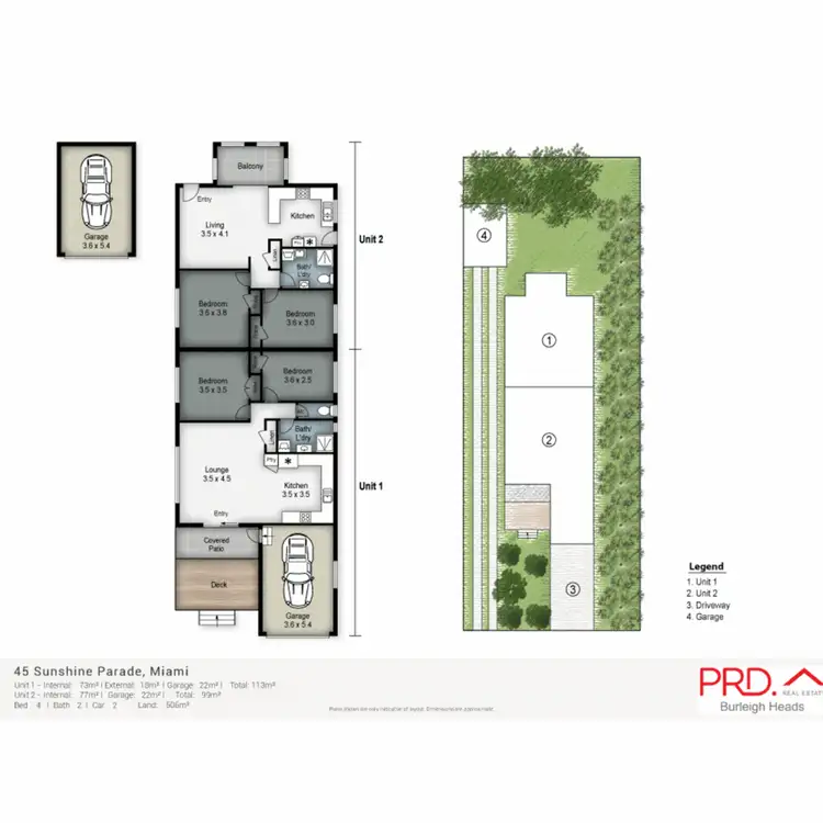 Floorplan of Homely house listing, 45 Sunshine Parade, Miami QLD 4220