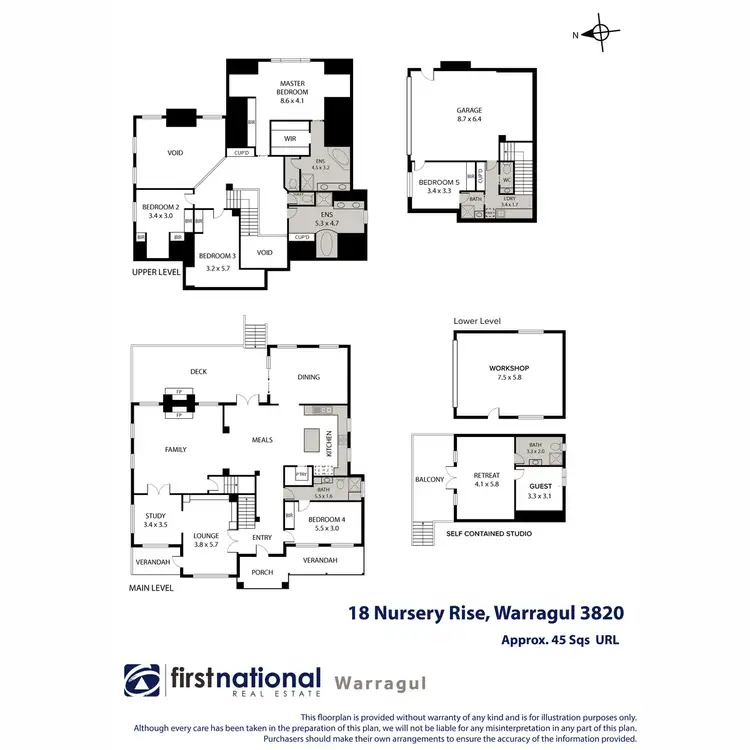 Floorplan of Homely house listing, 18 Nursery Rise, Warragul VIC 3820
