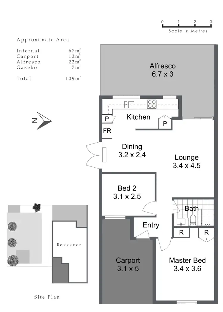 Floorplan of Homely unit listing, 8/30 Aurelian Street, Palmyra WA 6157