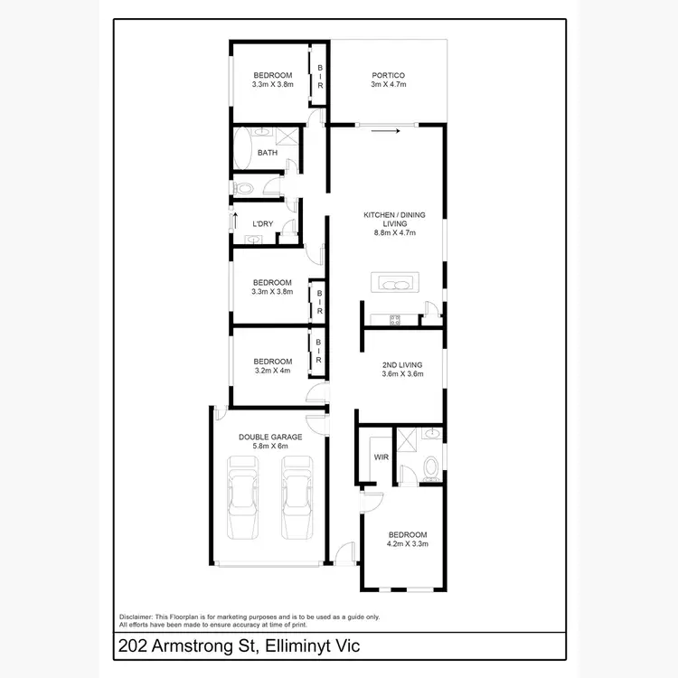 Floorplan of Homely house listing, 202 Armstrong Street, Colac VIC 3250